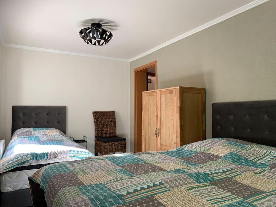 Waldferienhaus Dunja Mit Whirlpool, Sauna U Garten Hain  المظهر الخارجي الصورة